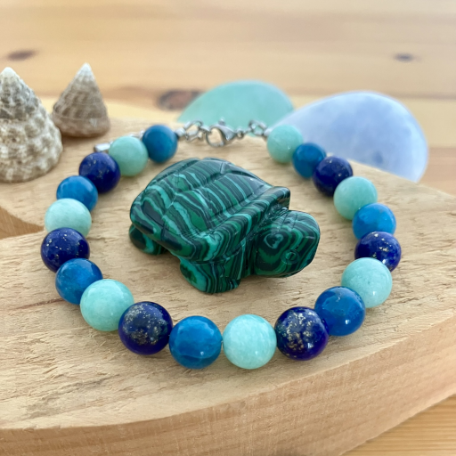 Mascotte Maurice et bracelet Bora-Bora